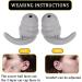 Soft Reusable Swimming Ear Plugs - Waterproof Silicone Noise Reduction for Adults - Grey - Buy Online on GoSupps.com