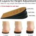 Adjustable Heel Lift Inserts for Achilles Tendonitis & Heel Pain - 1/8" Height Increase Insoles for Leg Length Discrepancy & Plantar Fasciitis (Medium) - International Shipping Available - Buy Online on GoSupps.com