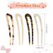 French Style Hair Pins 4 Pack - U Shaped Cellulose Acetate Tortoise Shell Fork Sticks for Long Hair - Women's Bun Hair Accessories - Buy Online on GoSupps.com