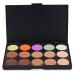 JacCherry Concealer Palette Cover Cream Camouflage Cosmetic with 15 Colors Fashion - Perfect for Daily Make up #3