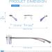 Shop Premium Aluminum Progressive Multifocus Reading Glasses for Men | Blue Light Blocking Rimless Multifocal Metal Readers - 1.25x-2.5x Strength - Buy Online on GoSupps.com
