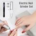 Electric Nail Grinder Portable Professional Nail Polisher for Nail Grinding Polishing Suitable for Individuals and Nail Salons Plastic Aluminum Alloy Approx. 23x136mm (White) - Buy Online on GoSupps.com