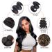 Brazilian Body Wave Bundles with Closure - 16 18 20 +14 Inch - 100% Unprocessed Virgin Human Hair - Buy Online on GoSupps.com