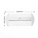 AhfuLife Metal Hair & Beard Comb - EDC Credit Card Size - Anti-Static Dual Action - Gift Box Included - Stainless Steel - Buy Online on GoSupps.com