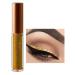 Pigmented Diamond Glitter Liquid Eyeshadow Eyeliner Makeup for Eyes Gold ROMANTIC BEAR A3