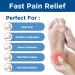 Heel Cushions for Pain Relief | Gel Inserts for Achilles Tendonitis & Heel Spurs - Support & Cushioning for Men & Women (Clear Large - Buy Online on GoSupps.com