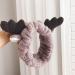 Reindeer Ear Headband Spa Headbands Cute Elk Hair Bands for Shower Yoga Makeup Face-washing Facial Head Wraps Elastic Headbands for Girls Women Ladies Boys Men Kids White brown - Buy Online on GoSupps.com