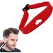 Adjustable Neck Hair Guide - Hairline Shaping Haircut Bands Tool - Curved Silicone Hair Styling Tools Haircut Bands for Home Haircuts Red - Buy Online on GoSupps.com