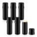 6 Pcs 60ml/2oz Deodorant Containers Plastic Twist Up Filling Bottle Deodorant Holder Stick for Crayon Chapstick Sunscreen Lotion Bar - Black