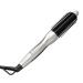 MIRACOMB Hair Curler Straightening Brush Ceramic Tourmaline Cool Touch PRO Multi Styler with 5 Heat Adjustments 1 Inch Barrel Auto Shut Off Pearl White (Package May Vary) 1st generation brush curler
