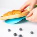 Tiny Dining Segmented Bamboo Dinner Plate with Suction Cup - Baby Toddler Weaning - Eco Friendly Kids Food Plates - Blue - Buy Online on GoSupps.com