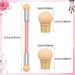 Greoer Double Head Nail Art Sponge Brush Applicator Set - 4 Replacement Heads for Ombre Nail Designs - UV Gel and False Nail Art Tools - Orange - Buy Online on GoSupps.com
