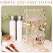 Earring Holder Earrings Organizers with Mini Hanger 2 Tier Jewelry Display Stand Acrylic Necklace Holder Decorative Jewelry Tree for Earrings Pendant Keychains Earring Holder Organizer/406 Transparent - Buy Online on GoSupps.com