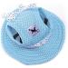 Bbeart Pet Hat - Leisure Visor & Baseball Cap for Small & Medium Dogs - Sun Hat with Ear Holes & Chin Straps - Stylish Blue for Girls - Buy Online on GoSupps.com