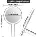 Queekay Double-Sided Handheld Mirror with Stand - 1X/10X Magnification, Clear Adjustable Round Makeup Mirror for Women - Ideal for Home and Travel - Buy Online on GoSupps.com