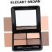 Beavorty 3pcs 4 Shadow Mirror Eye Elegant Colors Matte and with Brown Sponge Eyeshadow Makeup 1 count (Pack of 1) As Shownx3pcs - Buy Online on GoSupps.com