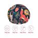 Cute Forest Animals Printing Shower Cap - Reusable & Waterproof for Women | Double Layer Bathing Hair Cap for Spa & Salon - Buy Online on GoSupps.com