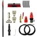 Telescopic Window Cleaning Pole Extendable Cleaning Brush Water Fed Cleaning Tools for Photovoltaic Panel Cleaning Trucks Windows 35cm Brush Head 12M/39FT - Buy Online on GoSupps.com