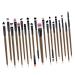 PLAFOPE 20pcs Eyeliner Eyeshadow Brush Kit Makeup Brush Kit Eyeshadow Tools