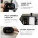 Milist Mini Finger Pulse Oximeter - Portable ABS Oxygen Saturation Monitor with Clip for Accurate Blood Oxygen Measurement - Ideal for Home & Travel - Buy Online on GoSupps.com