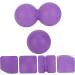 Homsfou 6-Piece Yoga Ball & Fitness Ball Set - TPR Massage Device for Rehabilitation & Relaxation - 12.1x6.1CM - Violet Color - Buy Online on GoSupps.com
