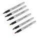 6Pcs Tattoo Marker Pen for Temporary Piercing Skin Marking Body Makeup Art Tool for Women and Men - Buy Online on GoSupps.com