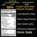 Ketolab Keto Noodles Spaghetti 300g 1 Pack 3.8g Net Carb & 11g High Protein/Serving Identical to Regular Noodles Ultra Low Carb For Keto Diet and Weight Loss Off-white 300.00 g (Pack of 1) - Buy Online on GoSupps.com