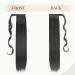 Natural Black S-Noilite Clip-in Hair Extensions | 66cm Ponytail Wrap | Realistic Braided Look in Various Colors - International Shipping - Buy Online on GoSupps.com