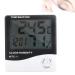 Digital Thermometer Hygrometer Electronic Temperature Humidity Test Time Calendar Alarm Clock Function Thermometer Hygrometer Eyelash Grafting Tool
