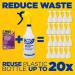 Zep PRO-TABS Bathroom Cleaner - Dissolvable Eco-Friendly Tablets - 4 Pack - Just Add Water - Buy Online on GoSupps.com