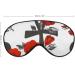 Ankh and Red Roses Sleep Mask - Adjustable Strap Eye Cover for Sleeping, Blocking Light - Men and Women - Ideal for Night, Travel, Nap - Buy Online on GoSupps.com