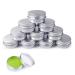 Aluminium Jars Small Aluminium Can Aluminium Jars Round Empty Metal Jars Container for Cream Lotion Powder Sample Makeup Storage 50 ml 10 Pieces