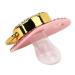 Gold Baby Pacifier Set - Rhinestone Covered Lightweight Pacifier for 6-18 Months - Stylish & Safe Home Use (Letter F) - Buy Online on GoSupps.com