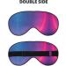 Buy SSIMOO Abstract Geometric Soft Sleep Eye Mask | Female Breathable Eye Patch for Travel & Relaxation - Black - Buy Online on GoSupps.com