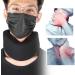 Junlucki Neck Brace - Black Sponge Neck Support for Sports & Sleeping | International Shipping Available - Buy Online on GoSupps.com