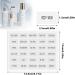 600 Pcs Labels for Toiletry Bottles Mabor Waterproof Labels for Bottles(20 Sheets) Sticky Labels Sufficient Quantity-Share The Wonderful Labels with Friends Traveling - Buy Online on GoSupps.com