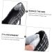 9 Pairs Anti-Wear Foot Stickers - Wear-Resistant Anti-Slip Heel Pads for High Heels | Cow Leather Cushion & Rear Heel Sticker - Grey - Buy Online on GoSupps.com