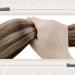 Laavoo Real Hair Extensions - Brown Balayage Microring 50cm Ombre Micro Loop #4/18/4 - Smooth 1g/s Dark Brown Ash Blonde - Buy Online on GoSupps.com