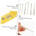 Hemoton Silicone Ear Picking Tool Set - Earwax Cleaner & Remover - 3 Golden Pieces - 11.5X2.7X1cmx3pcs - Buy Online on GoSupps.com