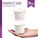 Morning Dew (500 Count) 8 oz Paper Soup Container White Soup Bowl for Hot Food Disposable Food Container Hot Soup Containers Perfect Takeout Containers for Restaurants & Cafes - Buy Online on GoSupps.com