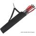 KRATARC Archery Crossbow Bolts Arrow Tube Hip Quiver Waist Hanged Carry Bag - 14.5 Depth | Fits 18 20 22 Arrows | Black - Buy Online on GoSupps.com