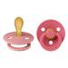 BIBS COLOUR Anatomical Schnuller 2 Pack BPA-Free Dummy-Schnuller jaw-friendly form.Natural rubber/latex made in Denmark size 2 (6-18 months) Dusty Pink/Coral 6-18 months (2 Series Pack) Dusty Pink/Coral