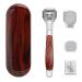Aniso Foot Care Pedicure Callus Shaver Hard Skin RemoverSurgical Grade Stainless Steel FileWood grain handle+10 PCS Spare blade