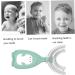 U-Shaped Toothbrush for Kids - Silicone Baby Toothbrush for Effective Mouth Cleaning | Eco-Friendly Green Design - Buy Online on GoSupps.com
