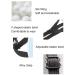Buy Adjustable Amblyopia Eye Flap - Silk Cotton Elastic Eye Pad for Adults (Blue) | Comfortable Eye Valve for Left or Right Eye - Buy Online on GoSupps.com