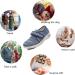 GSFY Women's Diabetic Shoes Wide Width Edema Shoes with Adjustable Closure - Blue Grey (Size 10) - Buy Online on GoSupps.com
