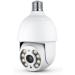DocSmart 2K Outdoor Wireless Light Bulb Security Camera with 360Pan/Tilt, Color Night Vision and Siren Alarm - IP65 Home Security Camera with Auto Tracking and Two-Way Audio 2.4GHz - Buy Online on GoSupps.com
