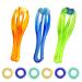 6 pieces Massage Ring and 3 pieces of hand massage roller for promoting Hand joint blood circulation metabolism anti -fatigue stress care massage set acupressure and meridian massage!