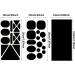 9 Sheets Nylon Repair Patches - Self Adhesive Clothes Patch Set for Down Jacket, Tent, Bag & Outerwear - Black - Buy Online on GoSupps.com