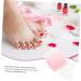 Gogogmee 50 Sheets Self-Adhesive Toe Nail Stickers with Strong Jelly Gel Glue Waterproof Press Nail Tabs for Women for DIY Manicure Artificial Nails Easy Application Long Lasting - Buy Online on GoSupps.com